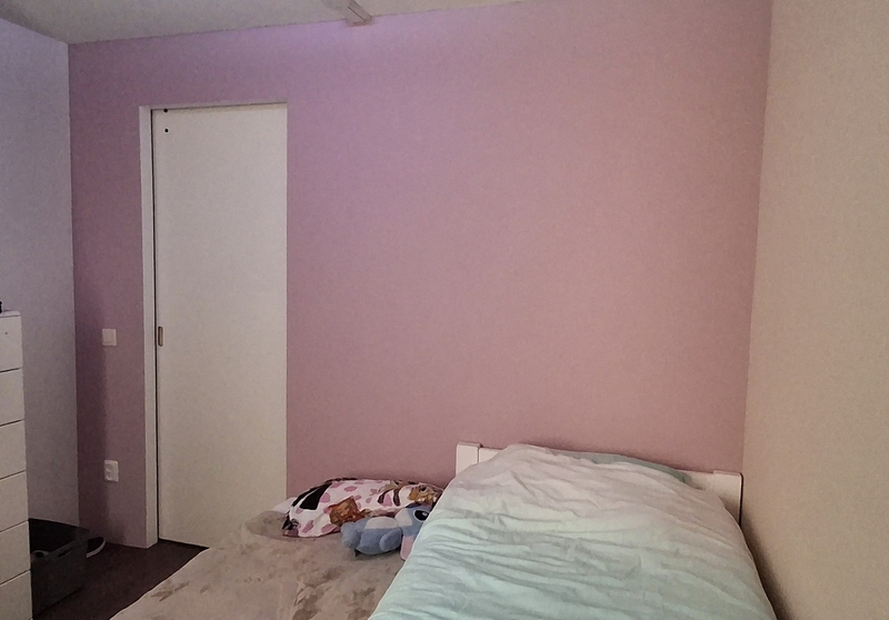 Scheidingswand in de slaapkamer 3