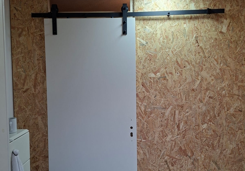 Scheidingswand in slaapkamer