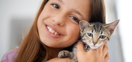 Meisje huisdier 10 jaar